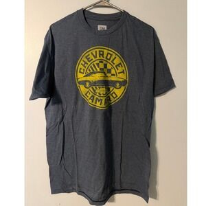 GM Chevrolet Camaro Graphic T-Shirt Men's‎ Large Grey Hybrid Apparel Tee  0541